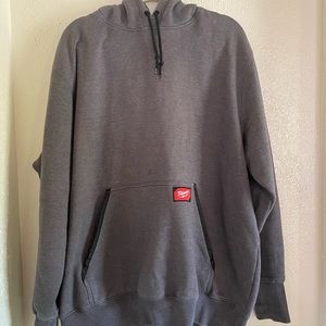 Milwaukee Heavy Duty Grey Work Pullover Hoodie